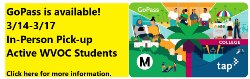 Free GoPass Tap Cards for active students will be available 03/14 - 03/17 for in-person pick-up.